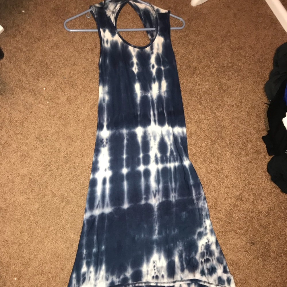 Long tie dye dress
